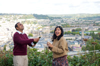 19. Amit & Ishita proposal at Alexandra Park view point. Bath. Beata Cosgrove Photography