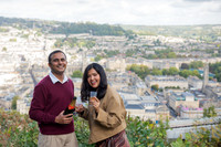 18. Amit & Ishita proposal at Alexandra Park view point. Bath. Beata Cosgrove Photography