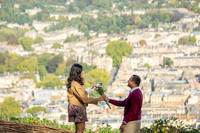 5. Amit & Ishita proposal at Alexandra Park view point. Bath. Beata Cosgrove Photography