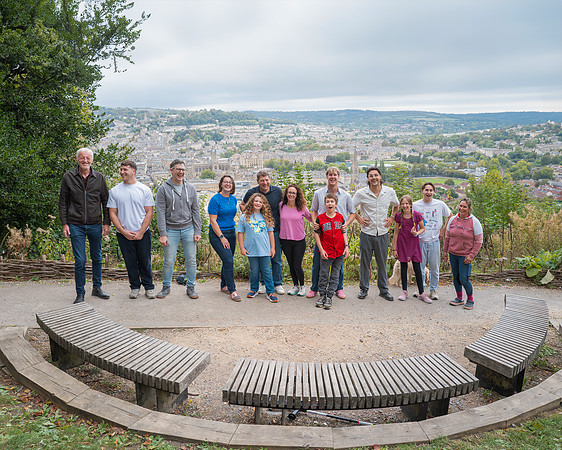 Family photo shoot. Alexandra Park view point. Bath Beata Cosgrove Photography