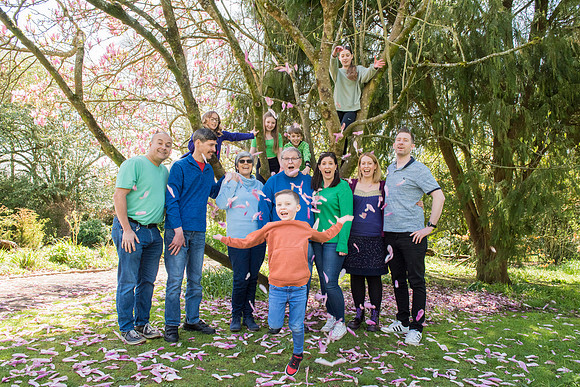 Birthday celebration. Spring. Botanical Gardens. Bath