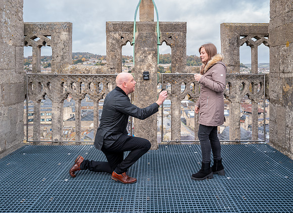 3.Bath Abbey Proposal. Beata Cosgrove Photography