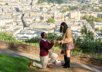 10. Amit & Ishita proposal at Alexandra Park view point. Bath. Beata Cosgrove Photography