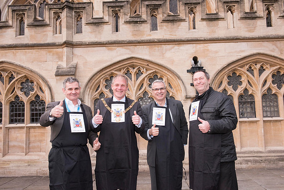 2.Bath's Flippin Pancake race. 9.02.2016. Beata Cosgrove Photography