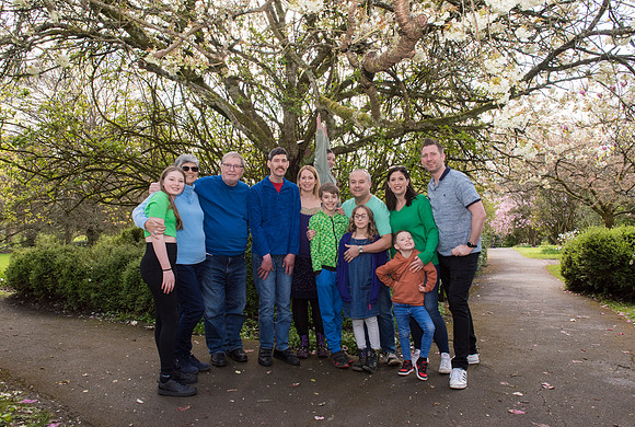 Birthday celebration. Spring. Botanical Gardens. Bath.