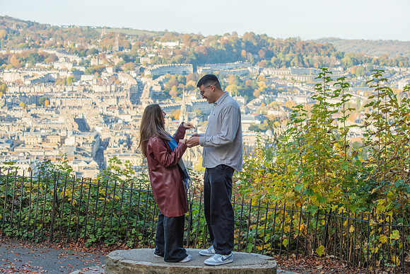 Bath Proposal. Alexandra Park. Beata Cosgrove Photography