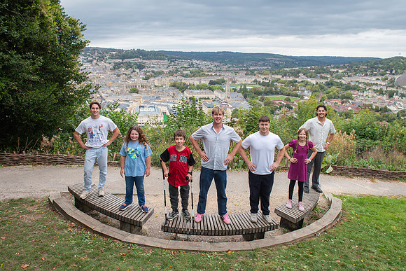 Family photo shoot. Alexandra Park view point. Bath Beata Cosgrove Photography