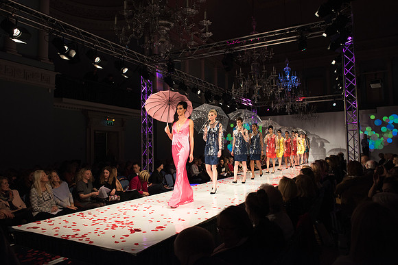 Bath.UK. Finale Bath in Fashion week.DESIGNER FASHION CATWALK SHOW 22.4.2016