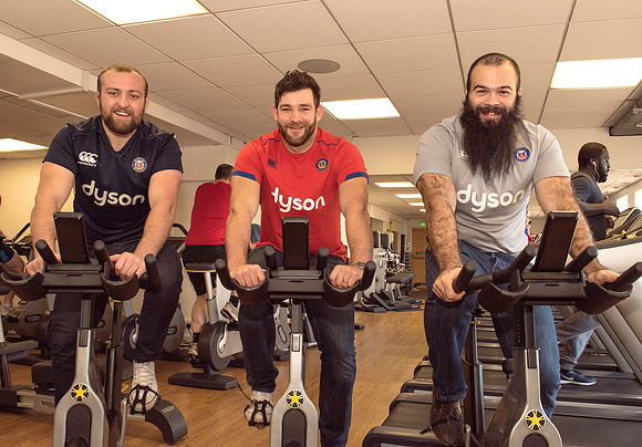 Famous faces.Tom Dunn, Nathan Catt & Kane Palma-Newport of Bath Rugby. Bath Photographer.