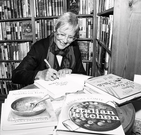 Famous facesAuthor Anna del Conte signing copies of her book 'Italian Kitchen' at Toppings Booksellers, Bath