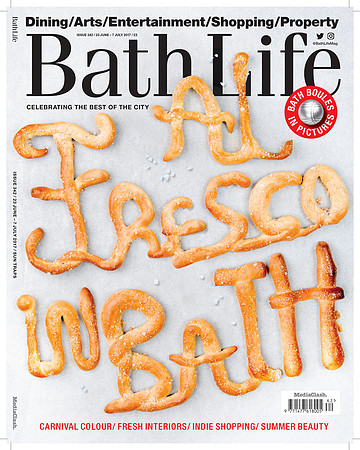 Bath Life Magzine cover. Photo by Beata Cosgrove