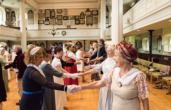 Regency dance workshop.