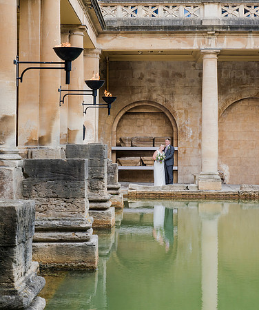 The Roman Baths Wedding. Bath. Beata Cosgrove Photography