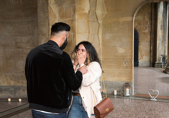 Surprise proposal. Parade Gardens. Beata Cosgrove Photography.