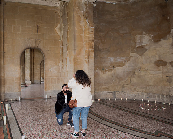 1.Surprise proposal. Parade Gardens. Beata Cosgrove Photography: