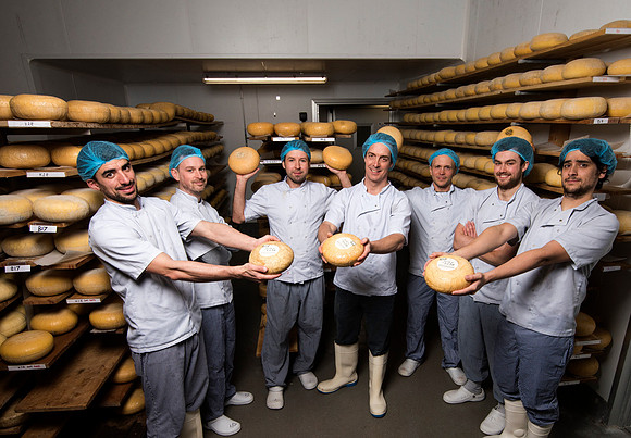 Staff at Bath Soft Cheese, Kelston, Bath. Beata Cosgrove Photography