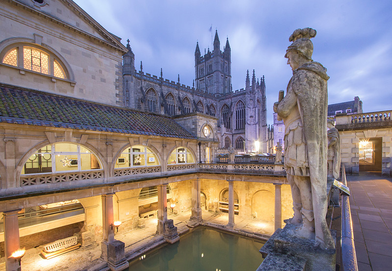 view of the Roman-Baths-Beata-Cosgrove-wedding-photographer-Bath