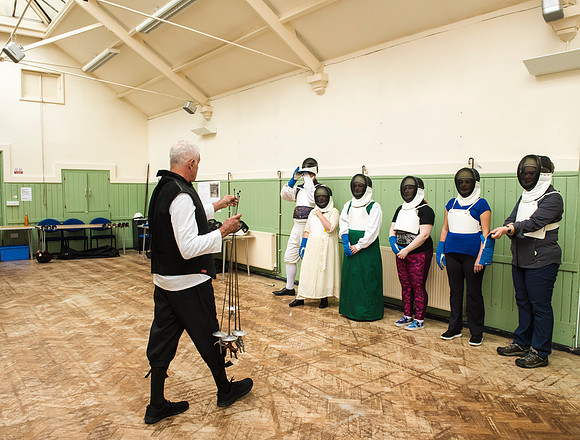 Fencing workshop.DSC_1475