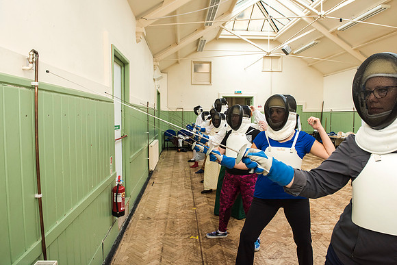 Fencing workshop.DSC_1527