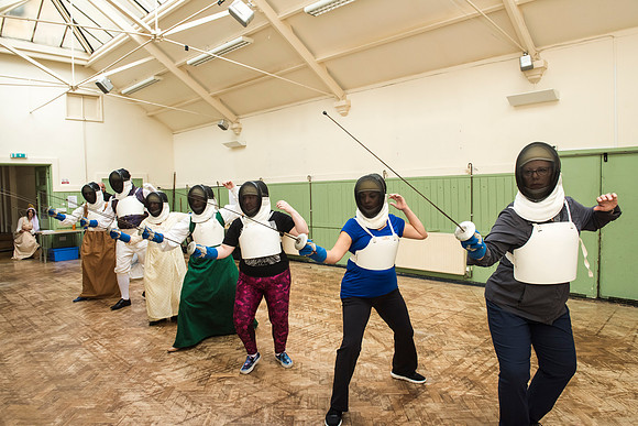 Fencing workshop.DSC_1531