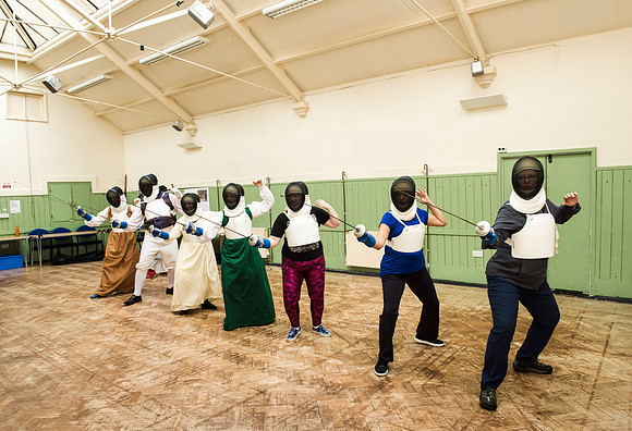 Fencing workshop.DSC_1534