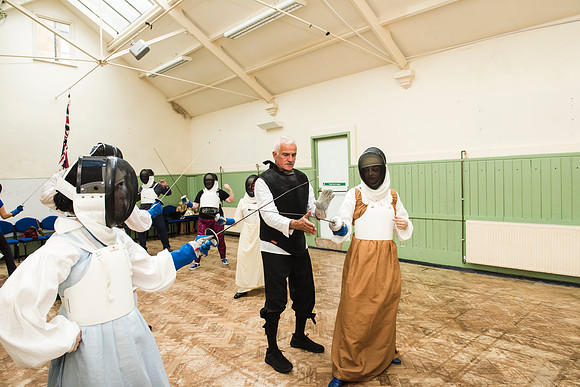Fencing workshop.DSC_1568