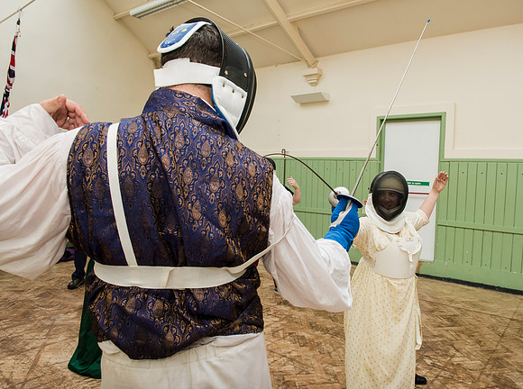 Fencing workshop.DSC_1573