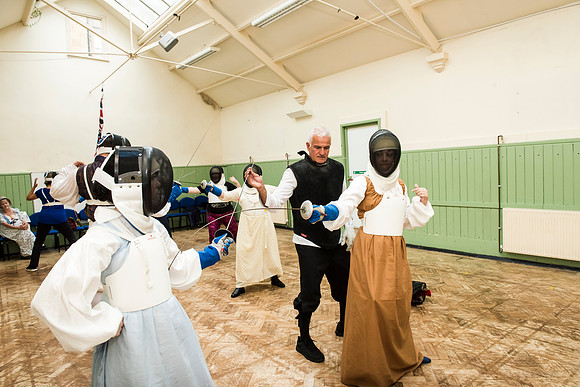 Fencing workshop.DSC_1572