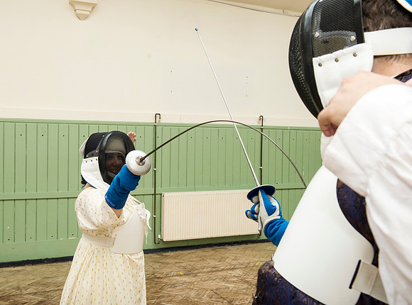 Fencing workshop.DSC_1577
