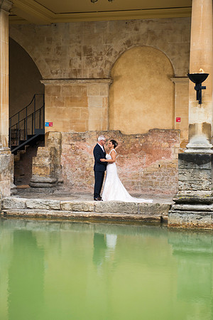 Wedding venue.The Roman Baths Bath.