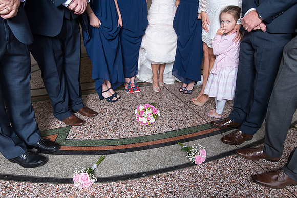 Wedding guests. Parade Gardens. Bath wedding photographer.