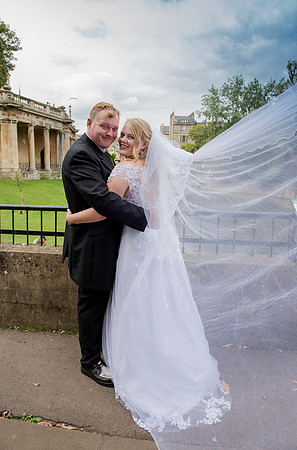 Bath Historic Venues. Bath wedding. Parade Gardens. Beata Cosgrove Photography