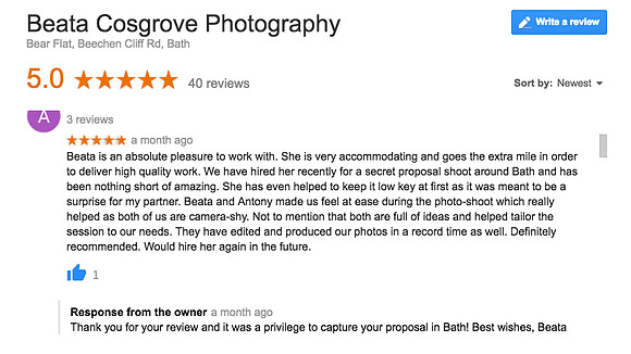 made us feel at ease during the photo-shoot