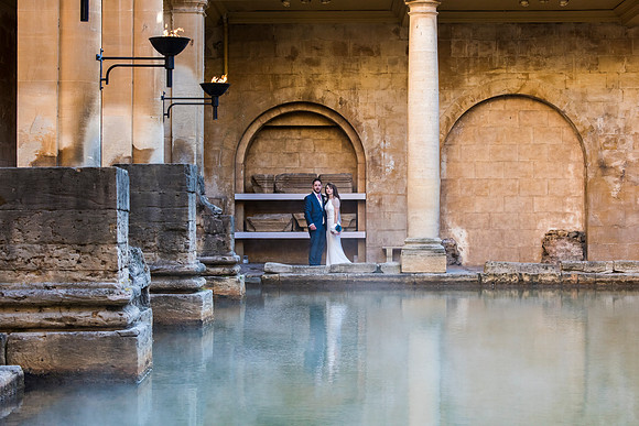 Stacy & Tom wedding in Bath. The Roman Baths. Bath local photographer. Beata Cosgrove Photography.DSC_3112
