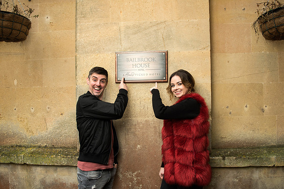 Engagement session at Bailbrook Hotel.Beata Cosgrove Photography