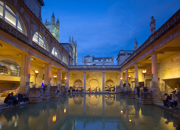 Bath Abbey & Roman Baths, Bath.Beata Cosgrove Photography
