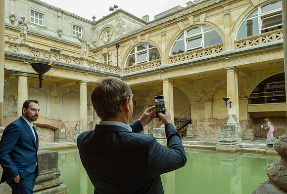 16.Bath wedding. The Roman Baths. J & J wedding day. Bath photographer. Beata Cosgrove Photography
