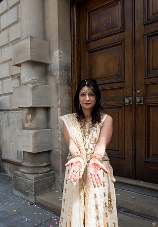 Wedding day. Bride.