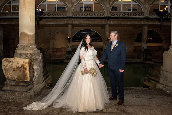 35.Susie & Jeremy wedding pictures. The Roman Baths. Beata Cosgrove Photography