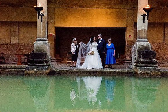 47.Susie & Jeremy wedding pictures. The Roman Baths. Beata Cosgrove Photography