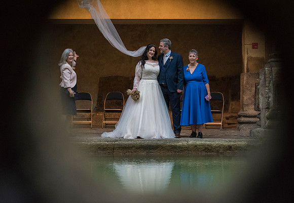 60.Susie & Jeremy wedding pictures. The Roman Baths. Beata Cosgrove Photography