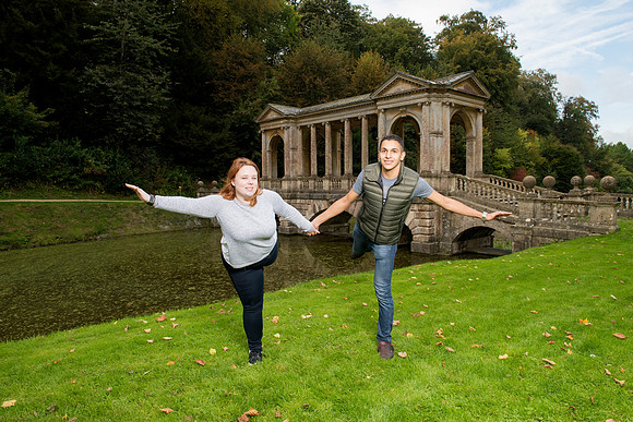 Engagement pictures. Prior Park. Bath