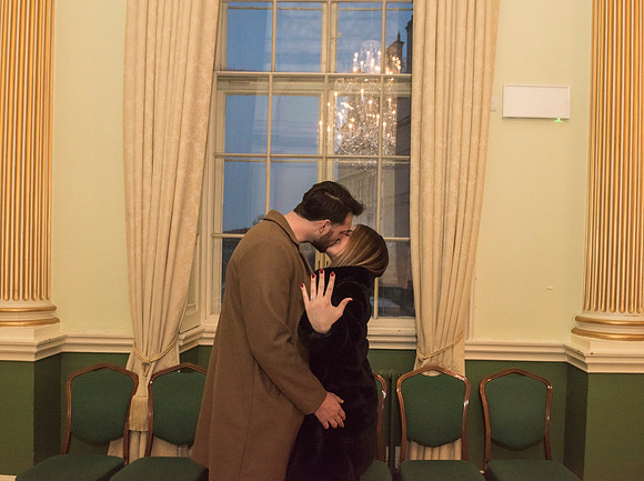 Secret proposal. The Guildhall. Bath