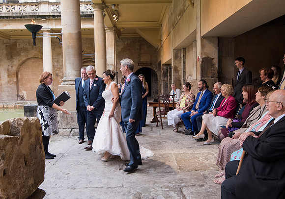 Ceremony at The Roman Baths