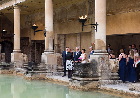 The Roman Baths wedding.