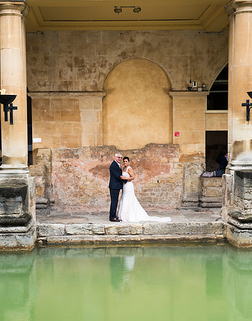 Sunrise wedding at The Roman Baths.