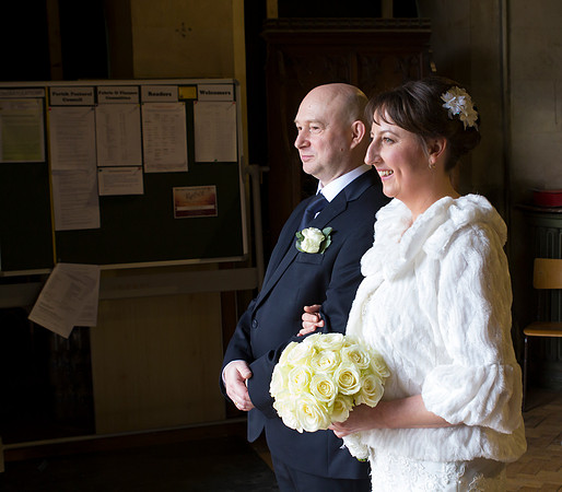 Church wedding. Bath