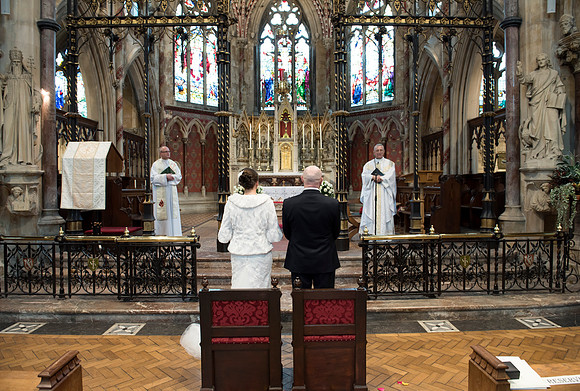 Church wedding. Bath