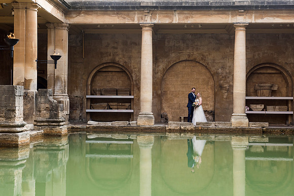 105. Bath wedding. The Roman Baths. J & J wedding day. Bath photographer. Beata Cosgrove Photography