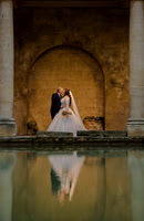 Bath wedding The Roman Baths. Sunrise wedding pictures. Beata Cosgrove Photography